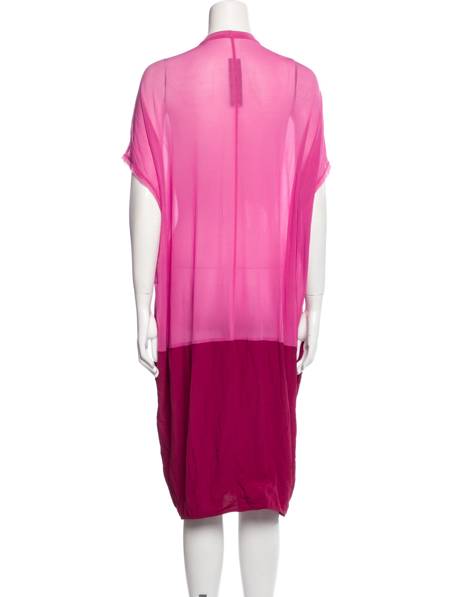Rick Owens Crew Neck Knee-Length Dress